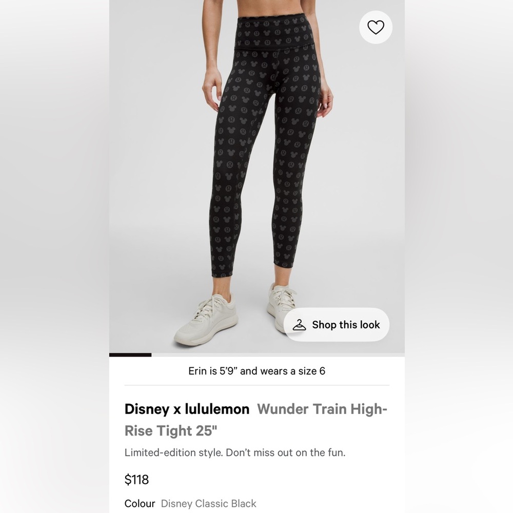 Lululemon x Disney Leggings